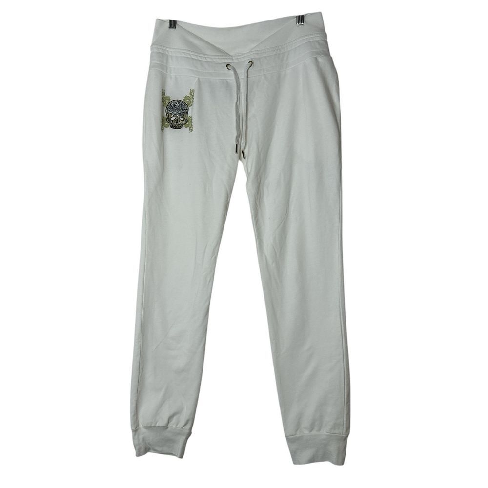 COOGI sweatpants Women's Large Foldover Stretch Cozy‎ Skull Rock Outdoor